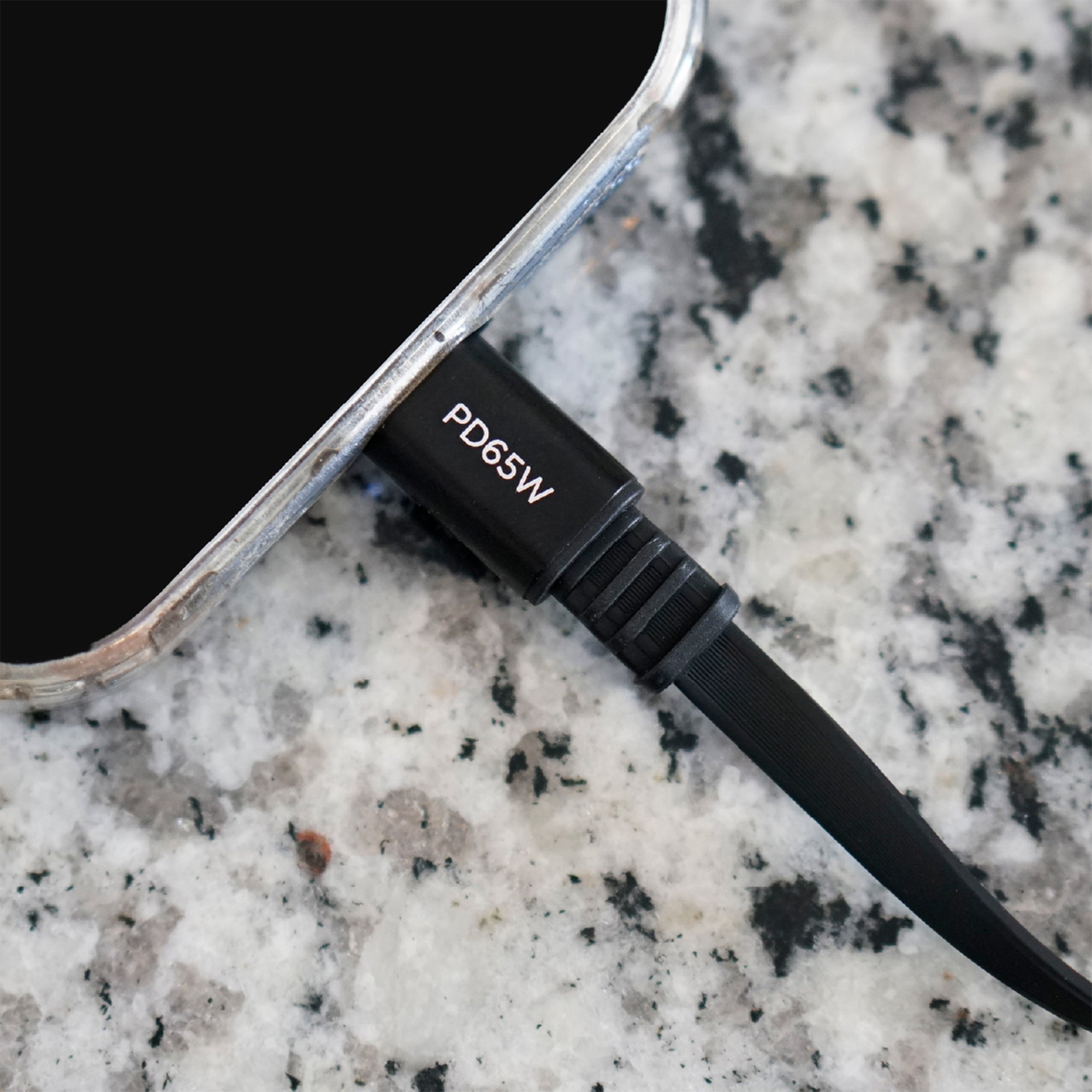 65W GaN Wall Charger with 32" Retractable Type-C Cable