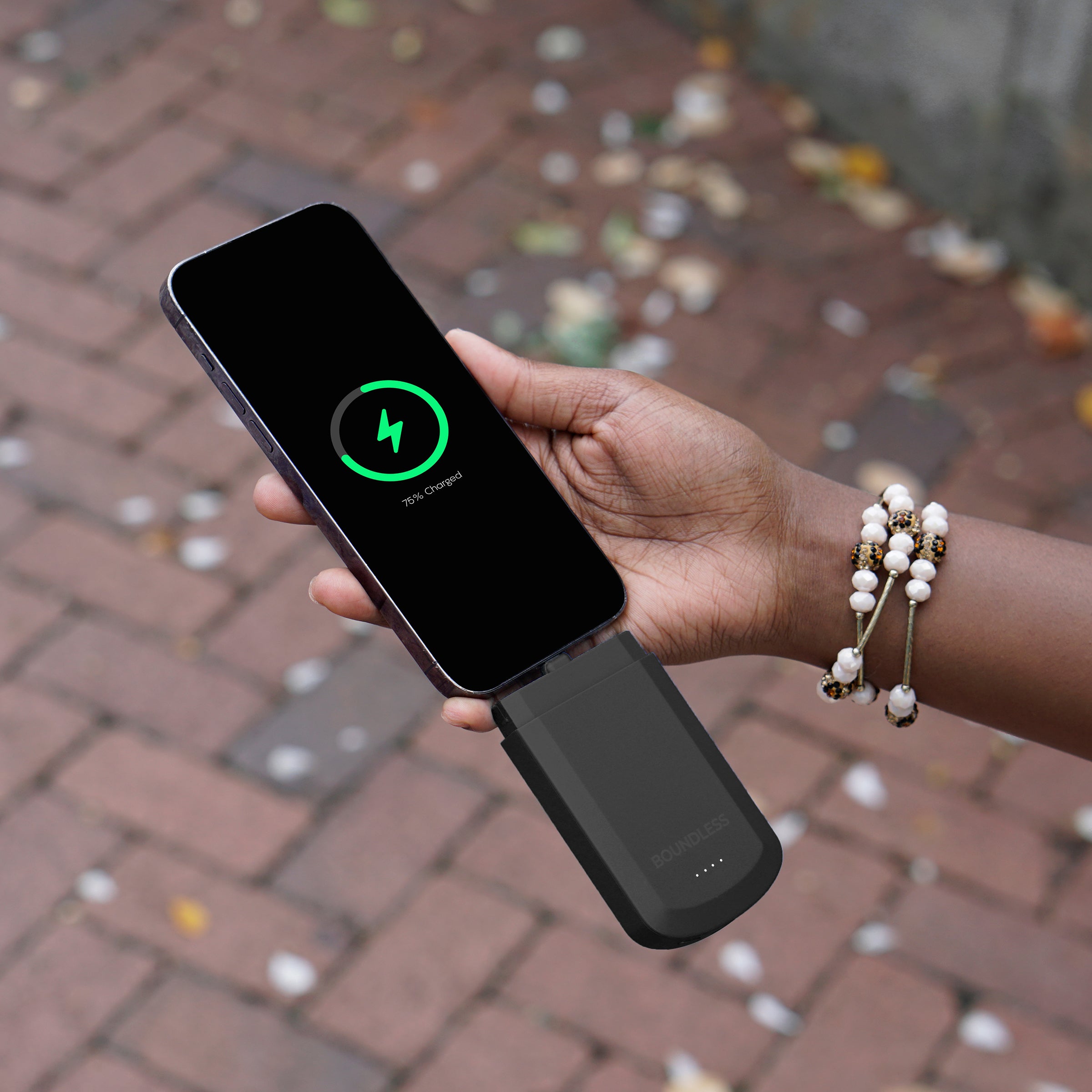 ChargeFob 3,000mAh Keychain Power Bank with Carabiner Ring and Charging Cable