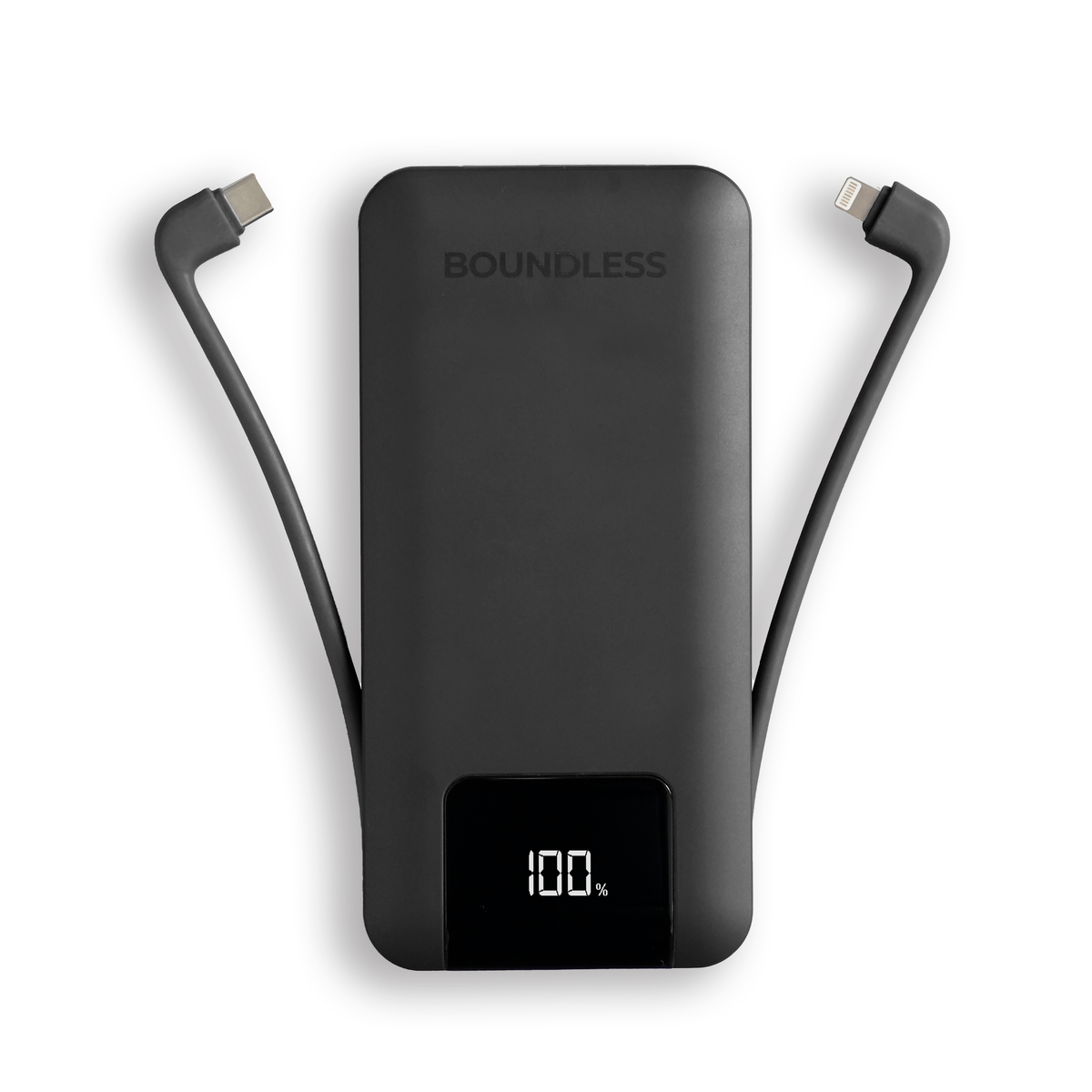 10,000mAh Slim Power Bank with Built-In Cables & AC Plug – Boundless ...