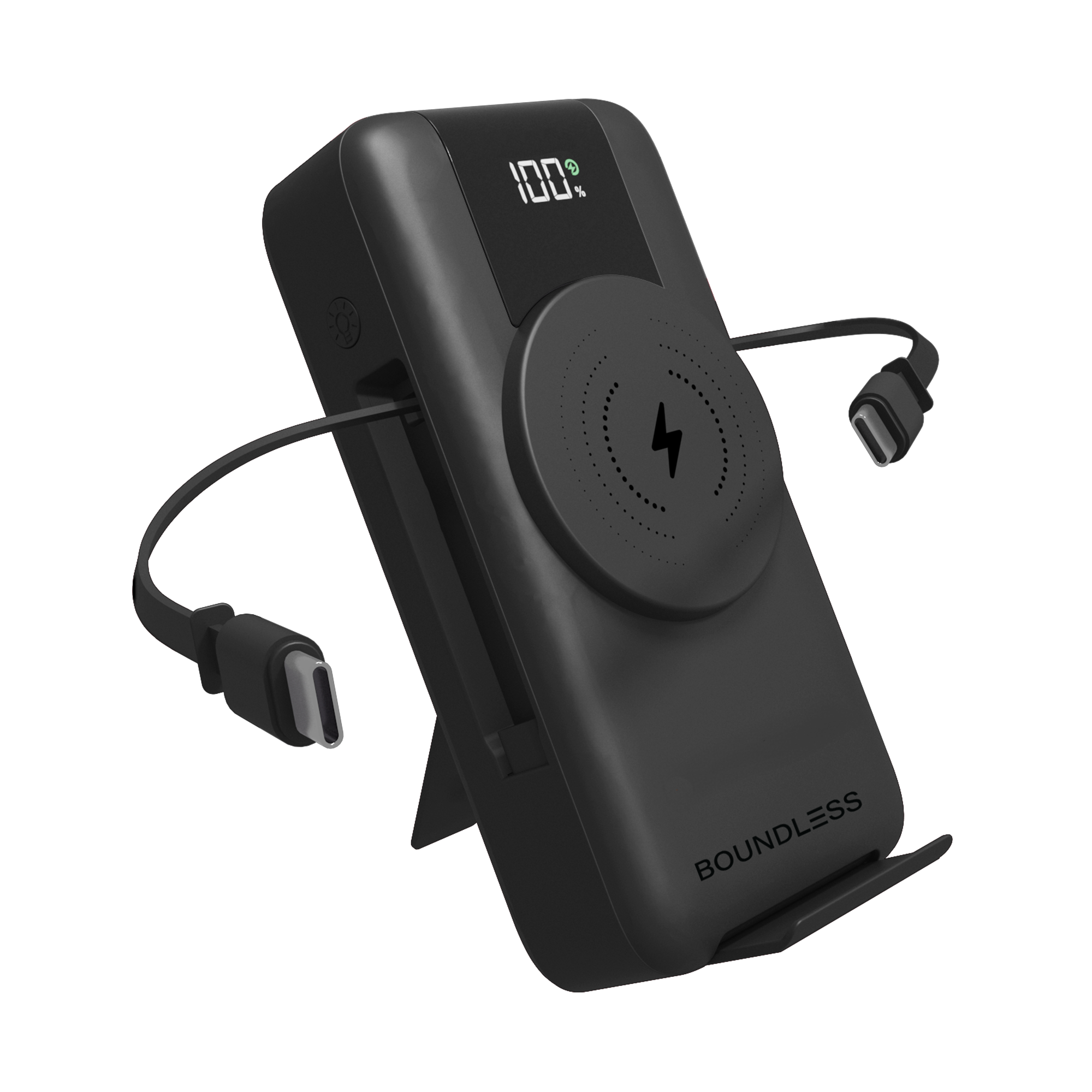 Infinity 15,000mAh Power Bank with Retractable Cables