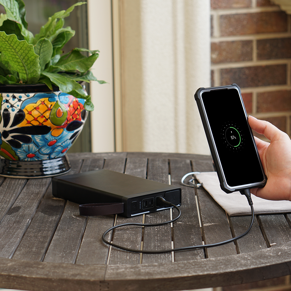 100Wh Mega Power Station with AC Outlet, USB & Type-C Ports