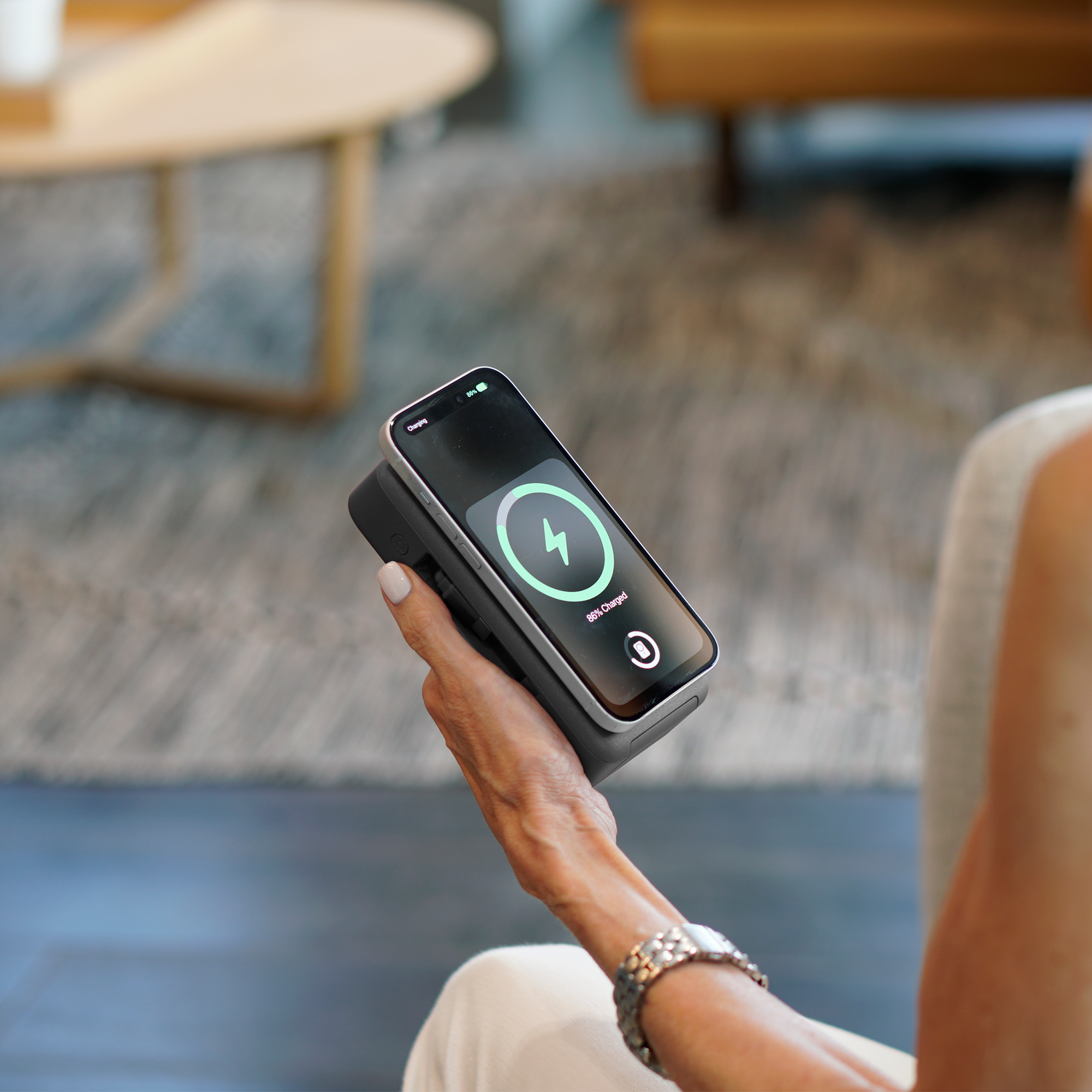 Infinity 15,000mAh Power Bank with Retractable Cables